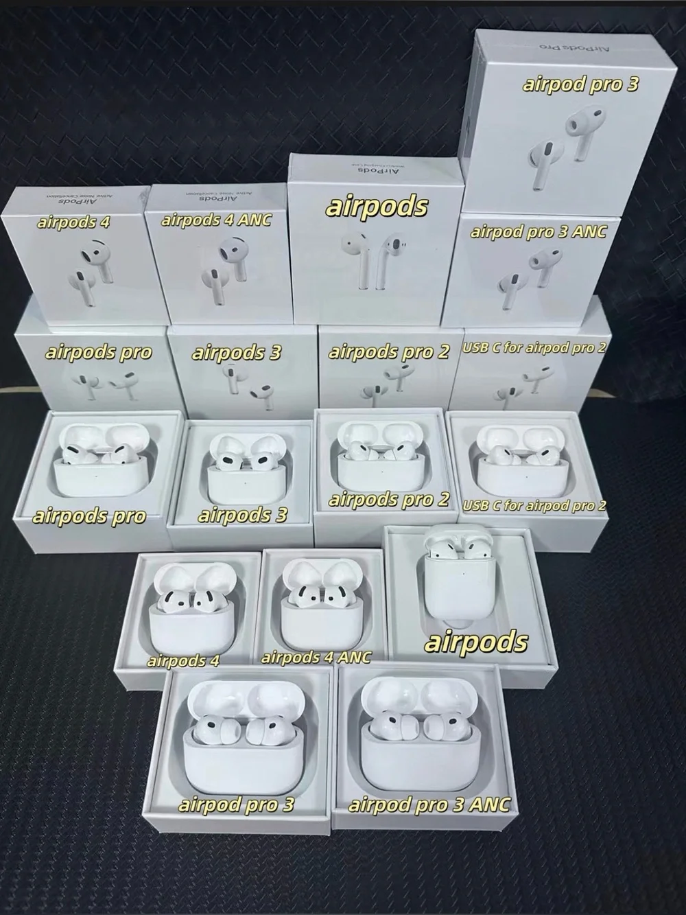 Apple AirPods Assorted Models in White - Earbuds with Charging Cases